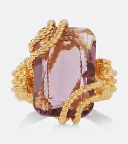 Zimmermann Bloom embellished gold-plated ring