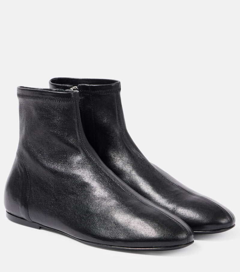 CO Leather sock boots