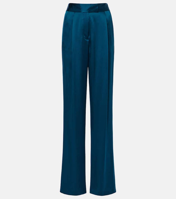 The Sei Silk satin wide-leg pants