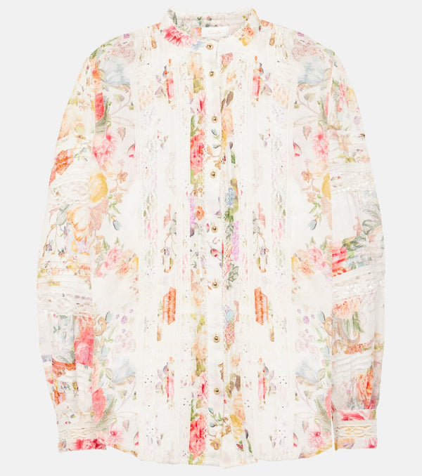 Camilla Sew Yesterday floral cotton blouse