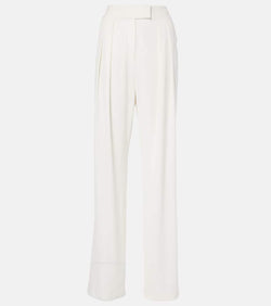 The Sei Pleated crêpe wide-leg pants