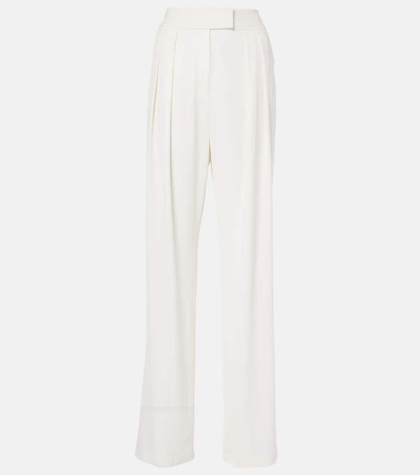 The Sei Pleated crêpe wide-leg pants