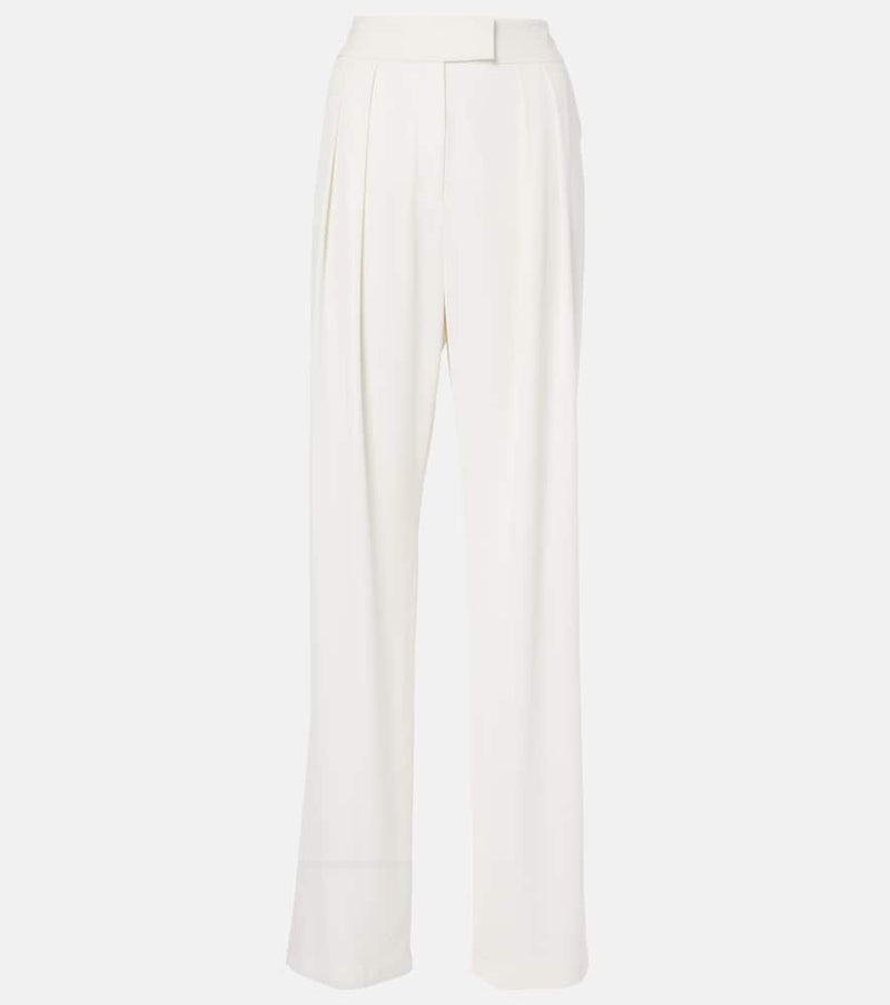 The Sei Pleated crêpe wide-leg pants