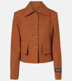 Patou Iconic wool and cotton-blend jacket