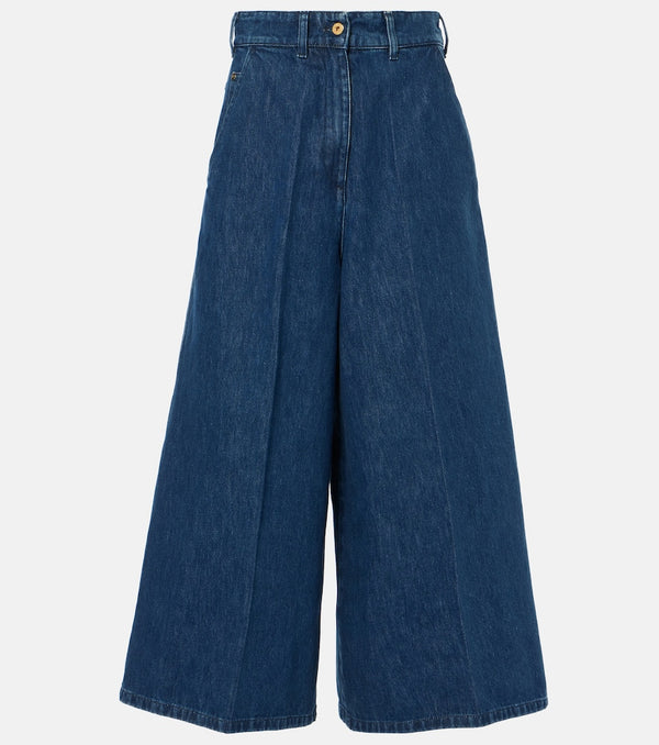 Patou High-rise wide-leg jeans