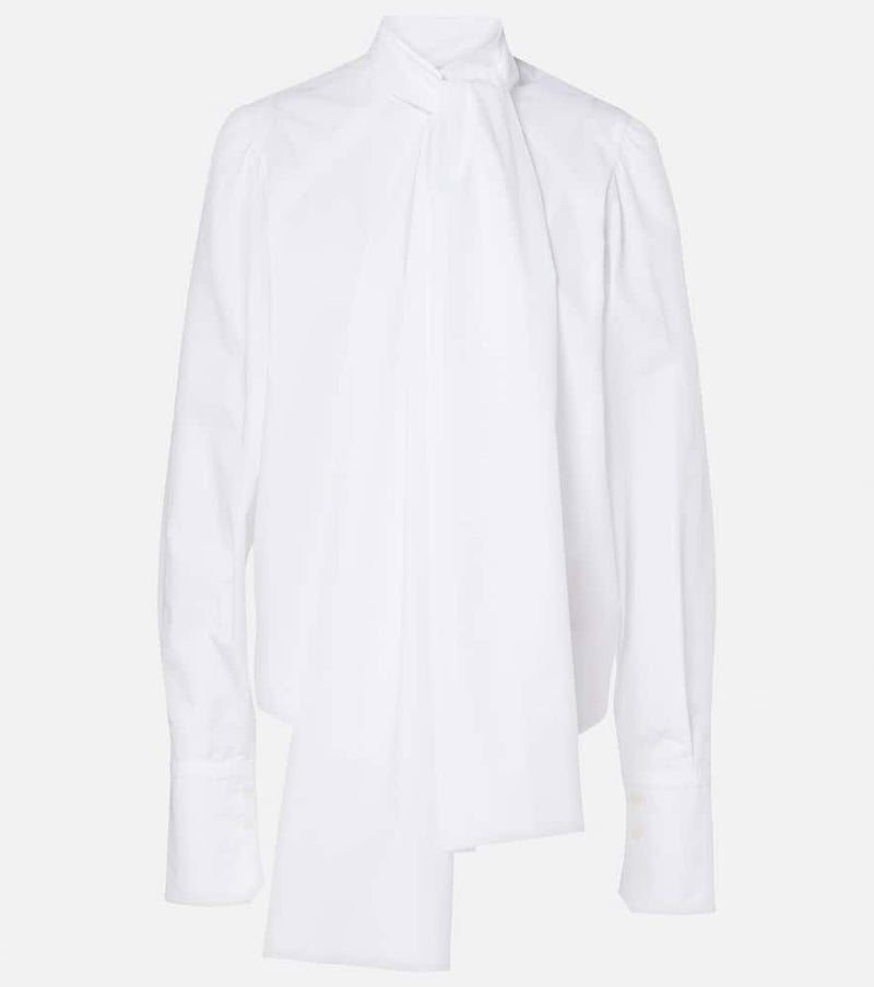 Patou Bow-detail cotton blouse