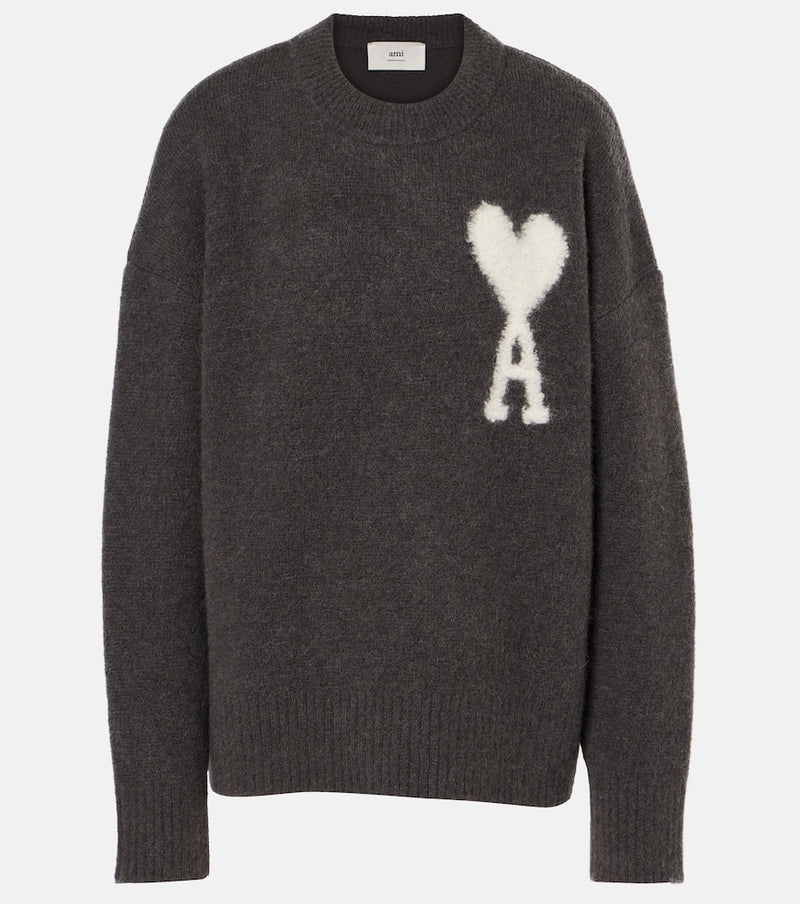 Ami Paris Ami De Caur wool-blend sweater