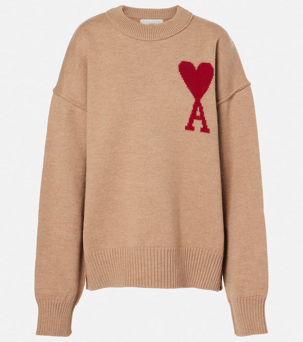 Ami Paris Ami De Caur wool sweater