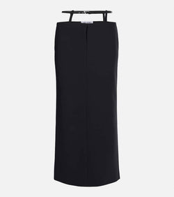 The Attico Cutout midi skirt