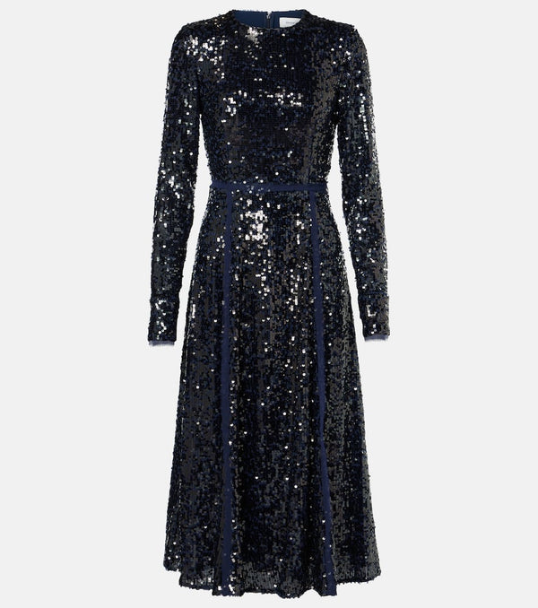 Erdem Sequined midi dress