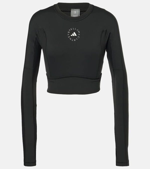 Adidas by Stella McCartney TrueStrength technical crop top