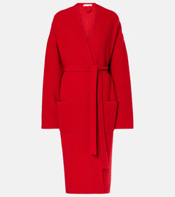 The Row Ghali cashmere wrap coat