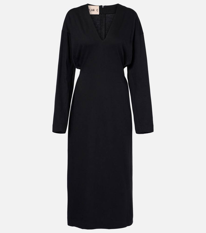 Plan C Cotton midi dress