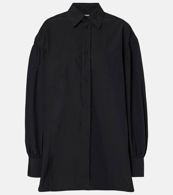 Plan C Oversized crêpe shirt