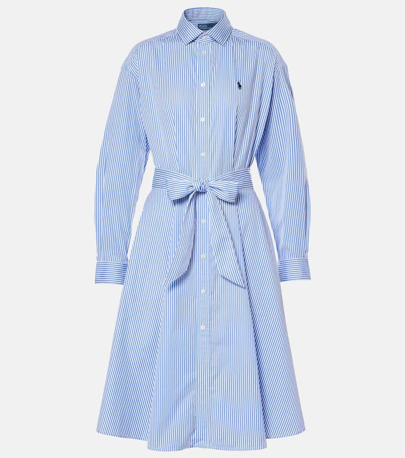 Polo Ralph Lauren Striped cotton poplin shirt dress