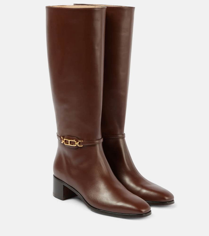 Tom Ford Whitney leather knee-high boots