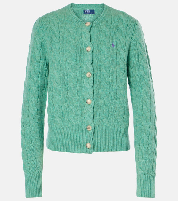 Polo Ralph Lauren Cable-knit wool and cashmere cardigan