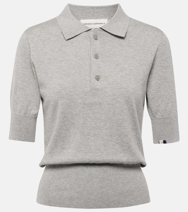 Extreme Cashmere Park cotton and cashmere polo shirt