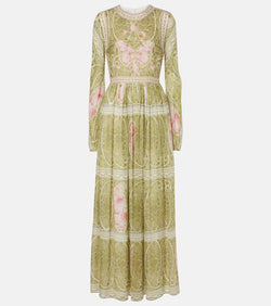 Giambattista Valli Floral silk georgette maxi dress