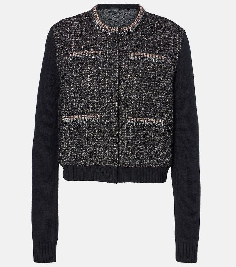 Giambattista Valli Sequined wool cardigan