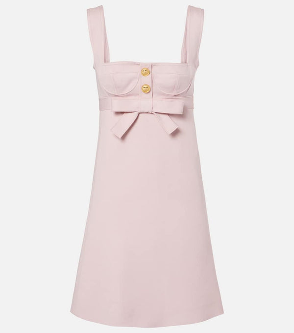 Giambattista Valli Bow-detail crêpe minidress