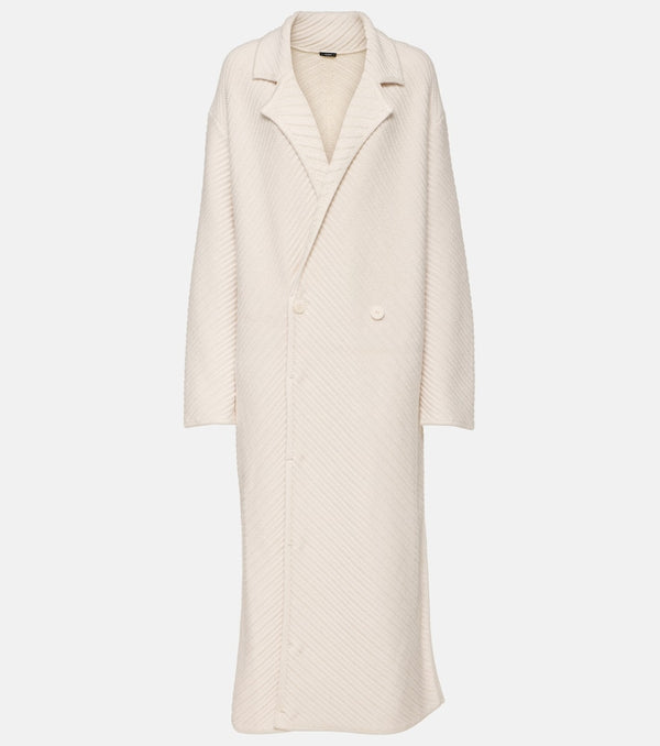 Joseph Ribbed-knit wool-blend coat