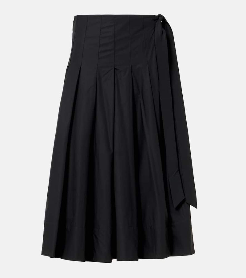 Proenza Schouler White Label Peters cotton poplin midi skirt