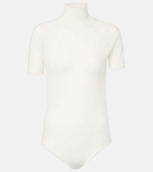 Alaïa Turtleneck wool bodysuit