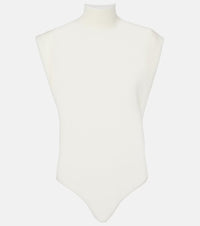 Alaia Turtleneck wool bodysuit