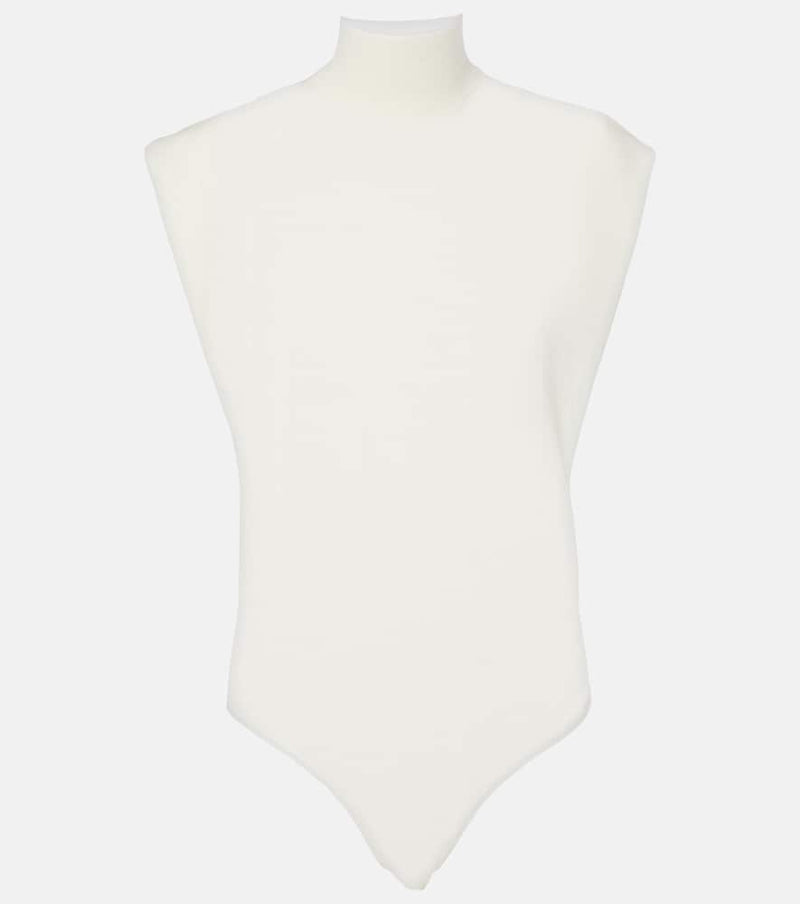 Alaïa Turtleneck wool bodysuit