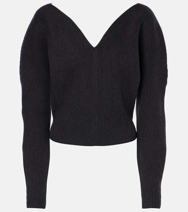 Alaïa Heart wool-blend sweater