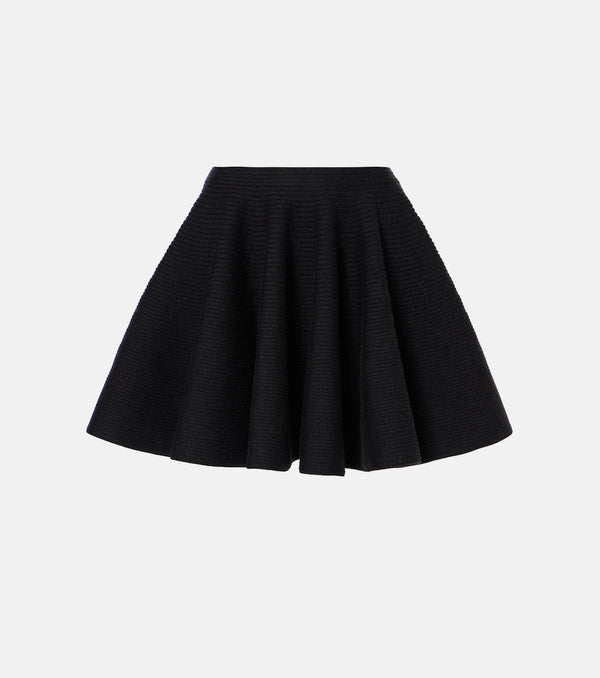 Alaïa Wool-blend miniskirt