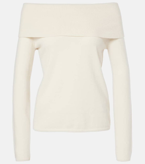 Jardin des Orangers Off-shoulder cashmere top