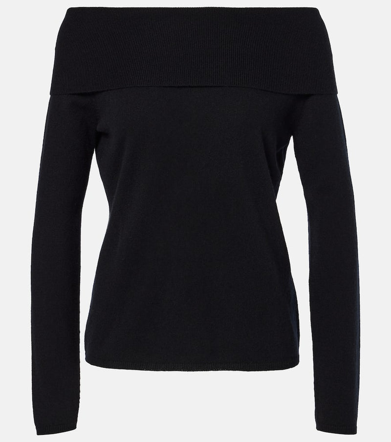 Jardin des Orangers Off-shoulder cashmere sweater