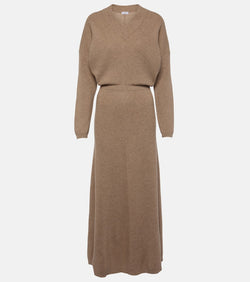 Brunello Cucinelli Knitted cashmere midi dress