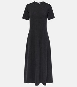 Brunello Cucinelli Wool and cashmere midi dress