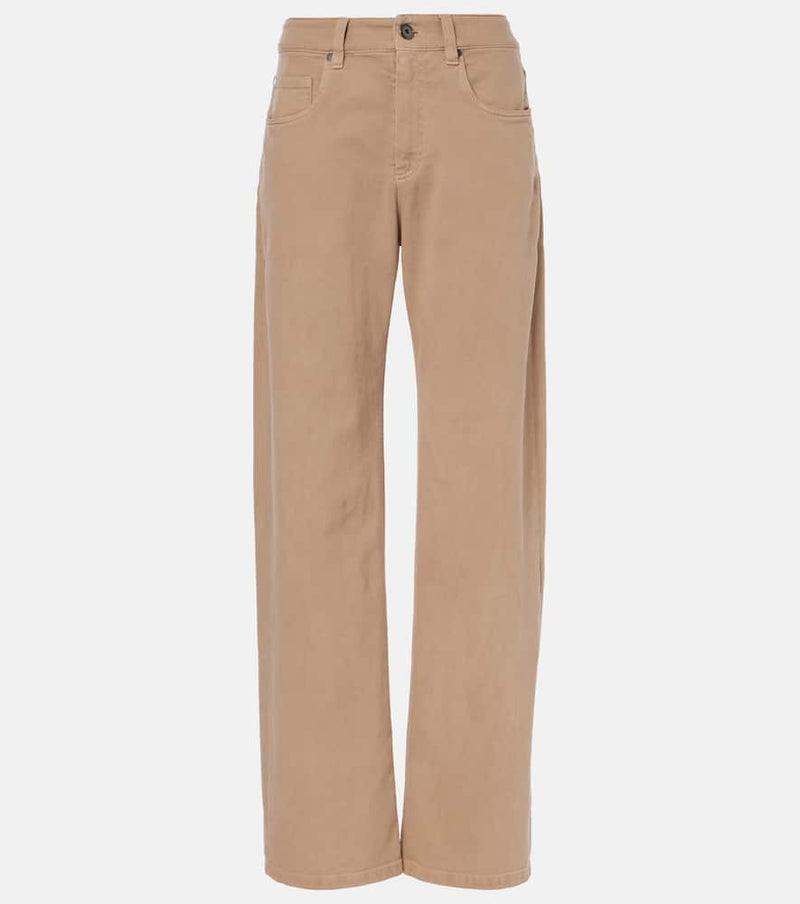 Brunello Cucinelli High-rise straight jeans