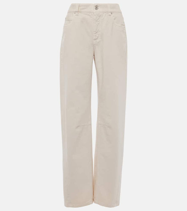 Brunello Cucinelli Mid-rise straight jeans