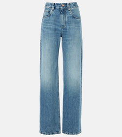 Brunello Cucinelli High-rise straight jeans