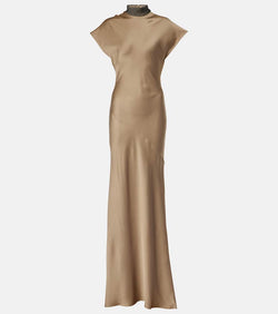 Brunello Cucinelli Embellished maxi dress