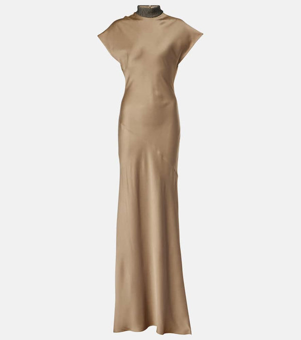 Brunello Cucinelli Embellished maxi dress | LYBSTORE