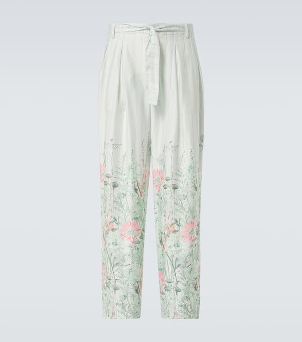 King & Tuckfield Grant floral wide-leg pants