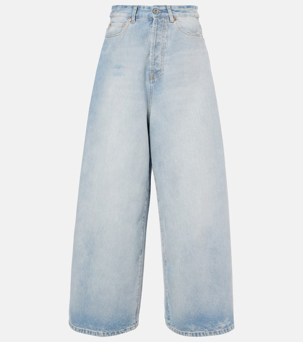 Vetements Oversized wide-leg jeans