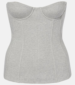 Vetements Cotton jersey corset