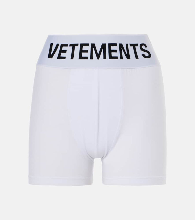 Vetements Logo cotton-blend boxers