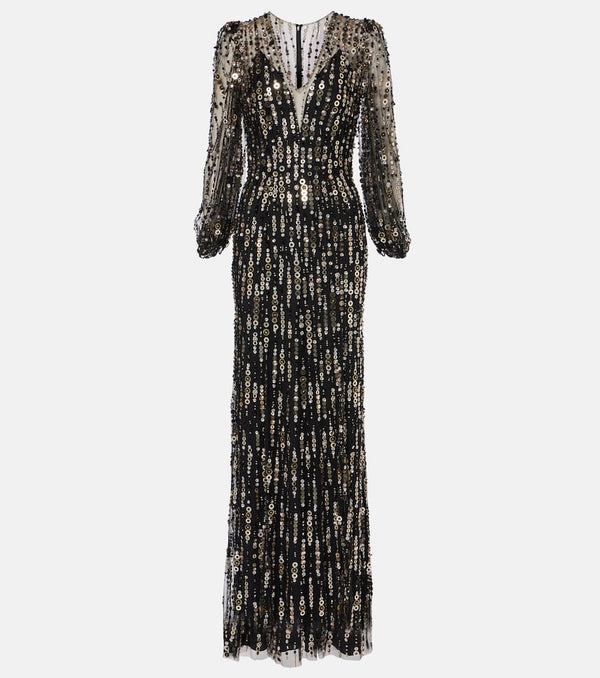 Jenny Packham Moondance sequined gown