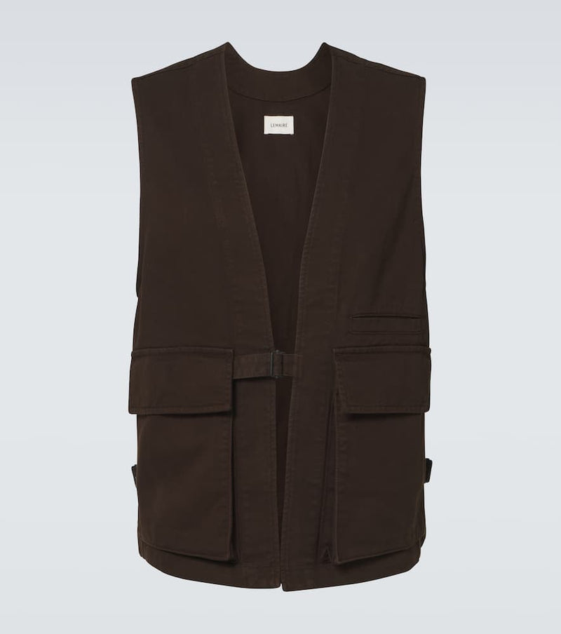 Lemaire Cotton cargo vest