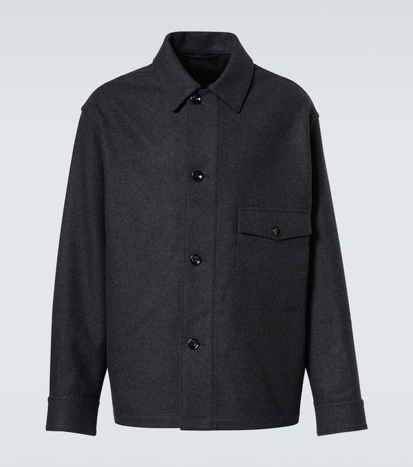 Lemaire Wool-blend overshirt