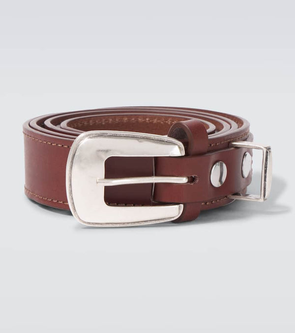 Lemaire Western leather belt