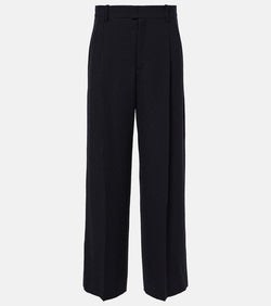 Isabel Marant Romina striped crêpe wide-leg pants